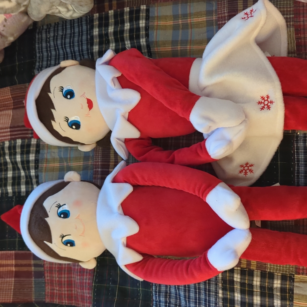 COPY - Elf on the shelf huggable plushee pals.  Approx 30 inch length.